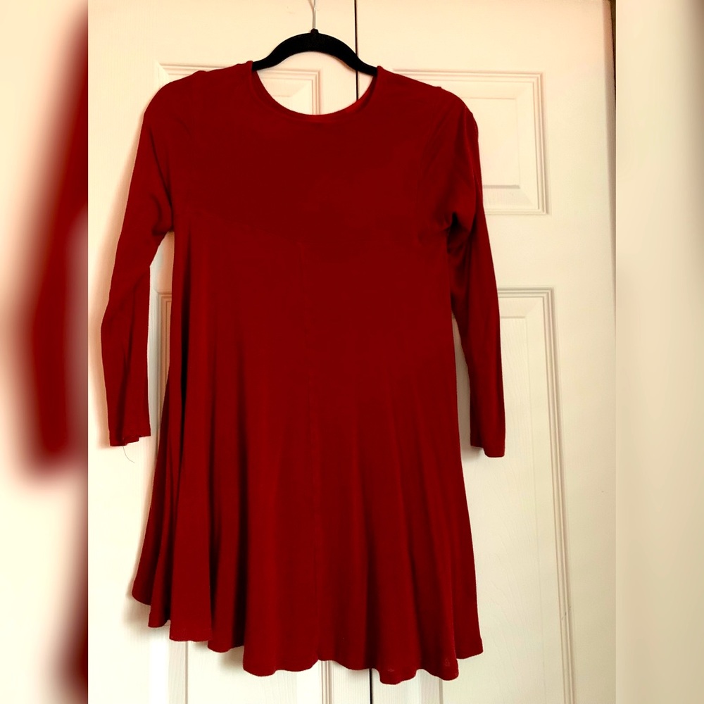 Red Long Shirt size Small